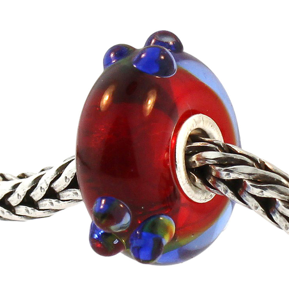 Trollbeads 61328 Blue Flower Bud – Doranella Store