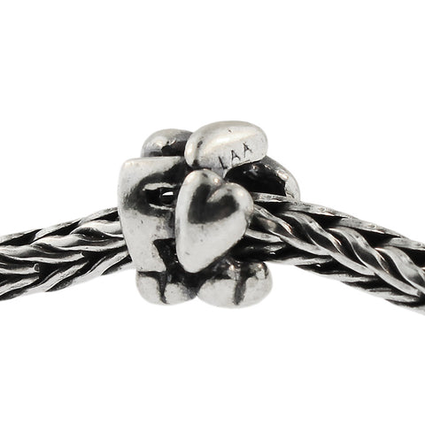 Trollbeads 11144F Letter Bead F, Silver