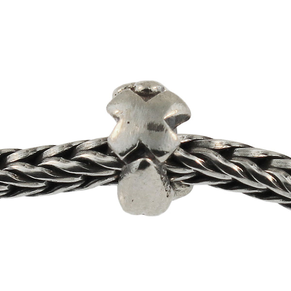 11144X Letter Bead X, Silver