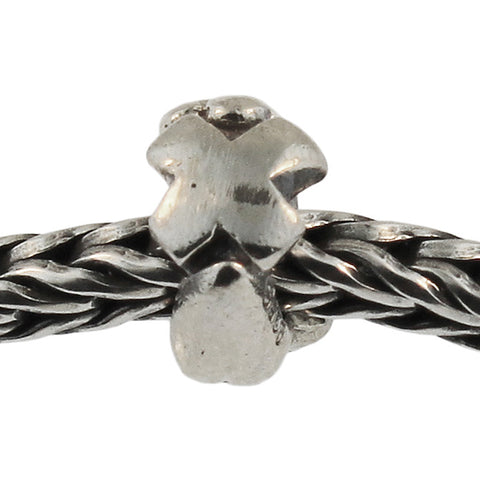 Trollbeads 11144X Letter Bead X, Silver