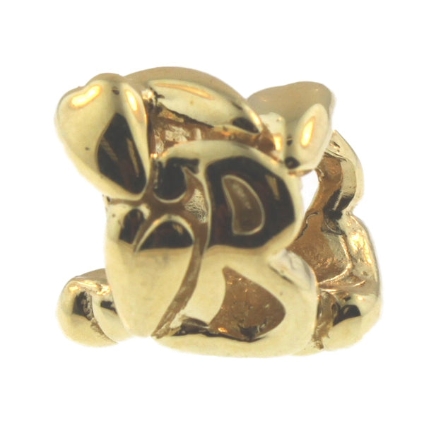 21144B Letter Bead B, Gold