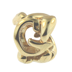 Trollbeads 21144G Letter Bead G, Gold