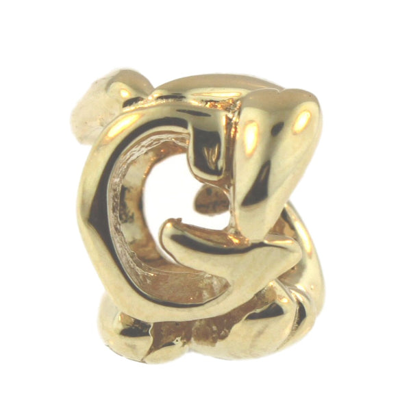 21144G Letter Bead G, Gold