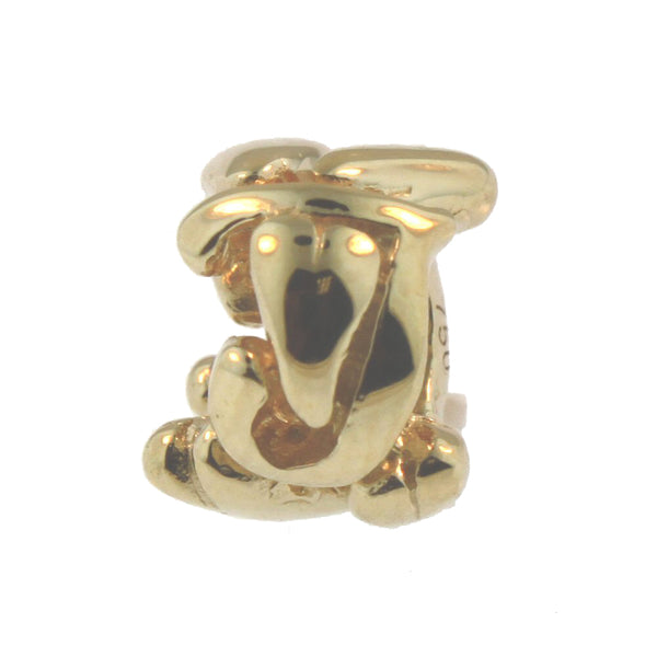 21144J Letter Bead J, Gold