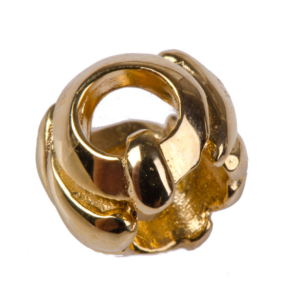 21144Q Letter Bead Q, Gold