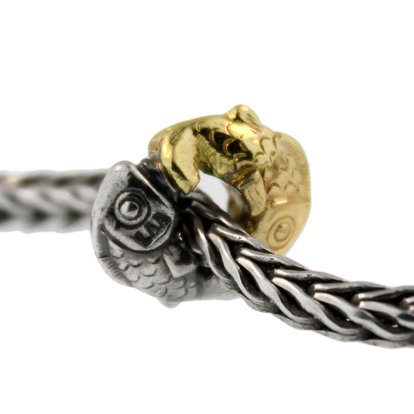 41814 Happy Fish, Silver & Gold