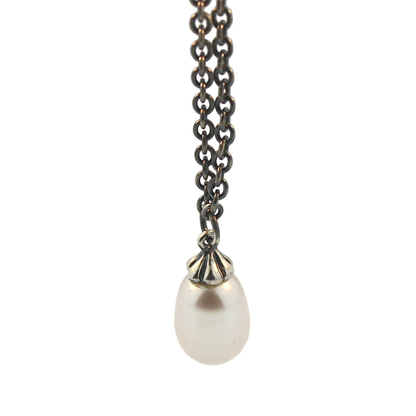 54060 Necklace Silver Fantasy/Freshwater Pearl 23.6 inch