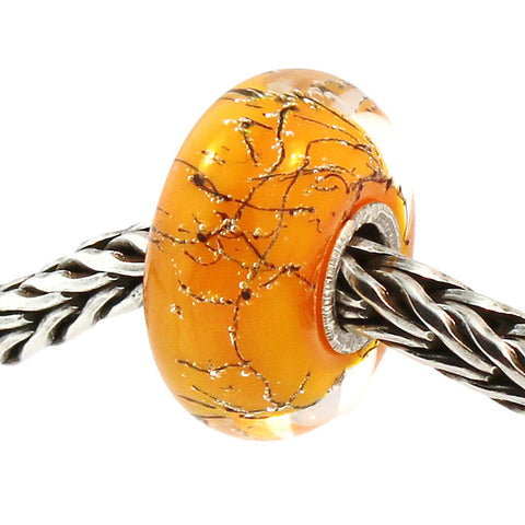Trollbeads 61306 Orange Steel