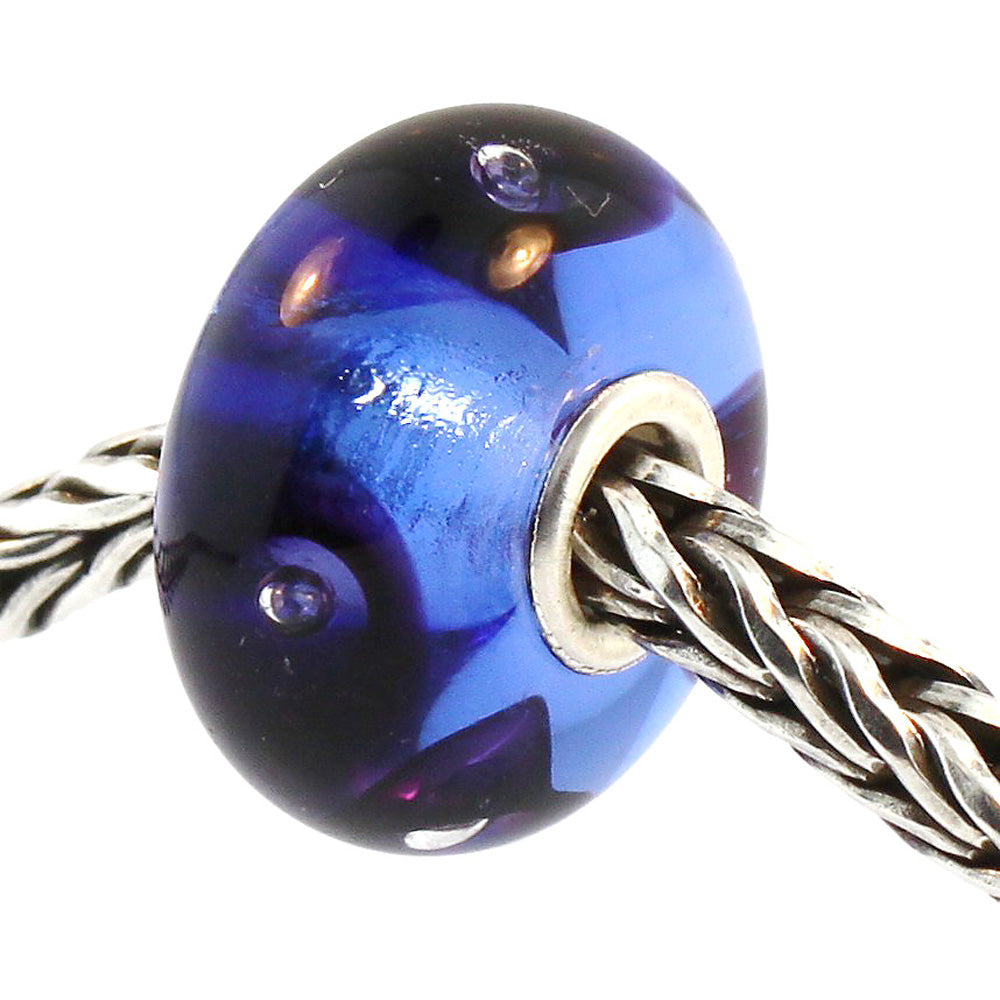 Trollbeads 61352 Clear Blue Bubbles