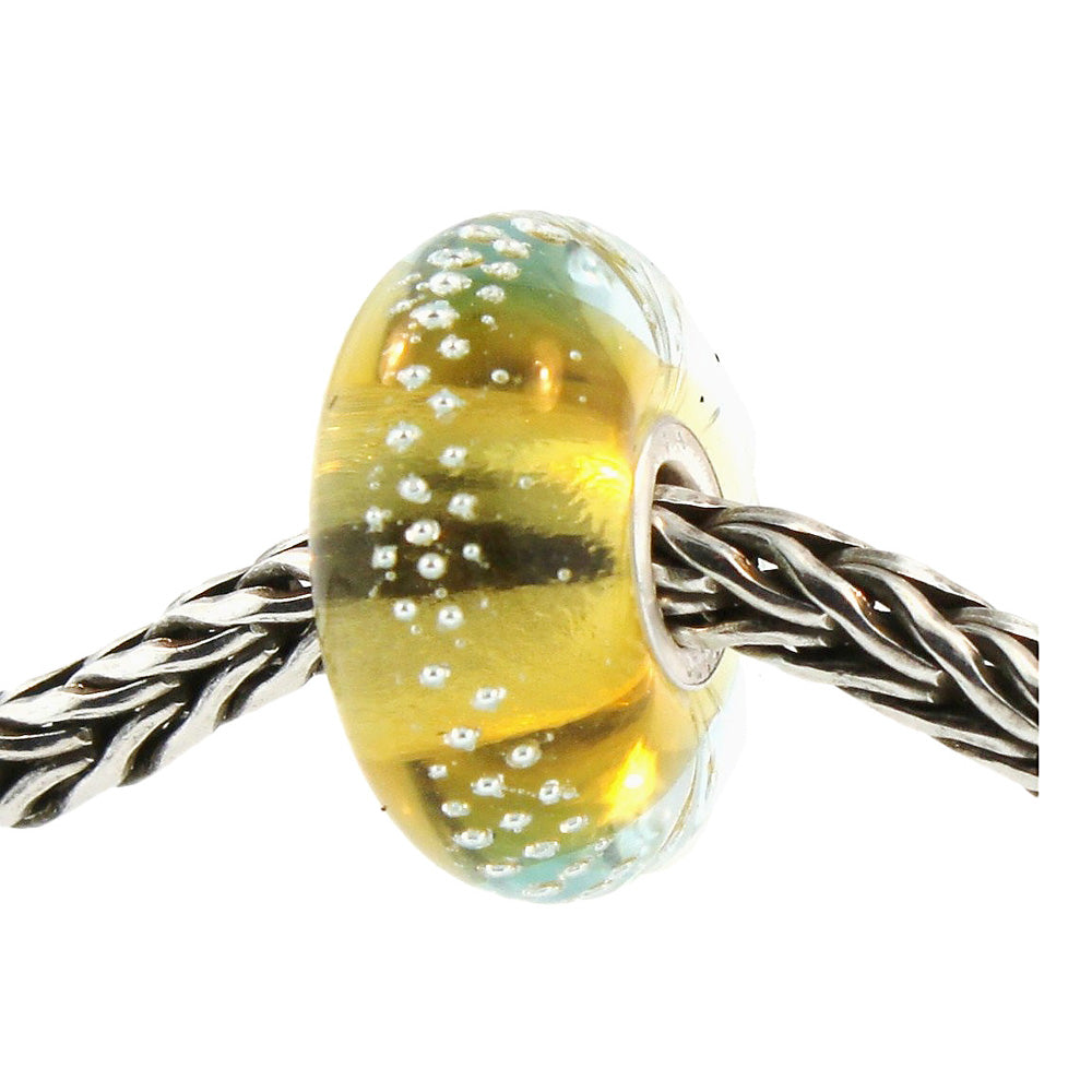 Trollbeads 61362 Silver Trace, Beige/Blue