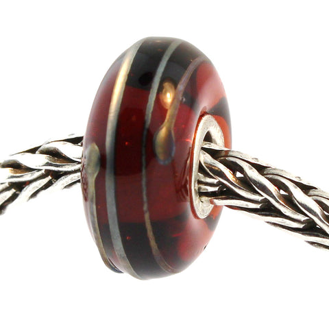 Trollbeads 61394 Golden Thread, Brown