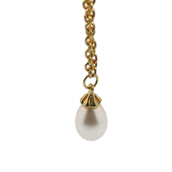 84090 Necklace Gold Fantasy/Freshwater Pearl 35.4 inch
