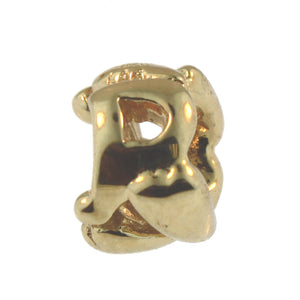 Trollbeads 21144P Letter Bead P, Gold