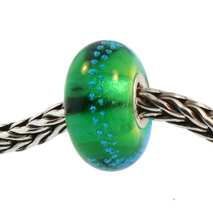 Trollbeads 61356 Silver Trace, Green -Turquoise
